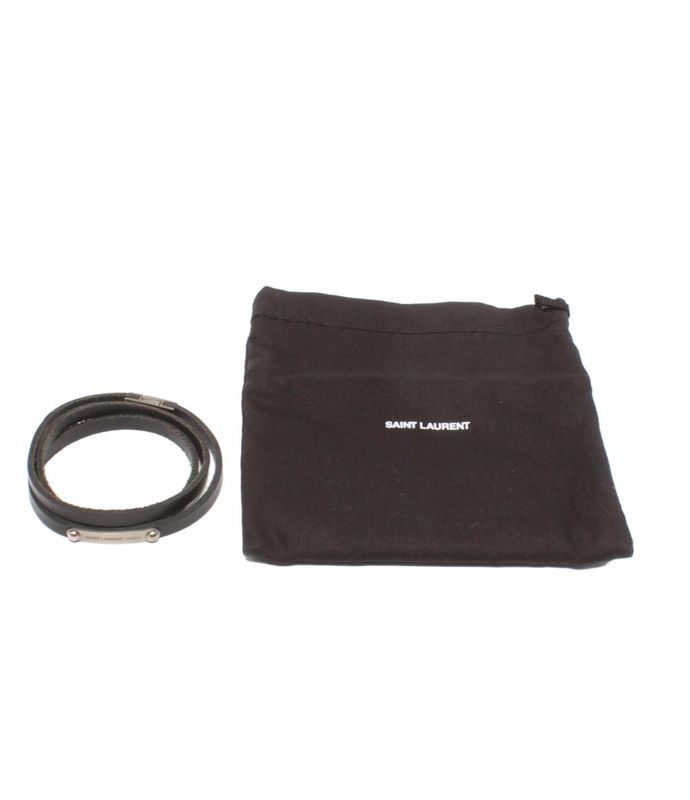 Saint Laurent Paris 3-Strand Bracelet Leather Women's Saint Laurent Paris