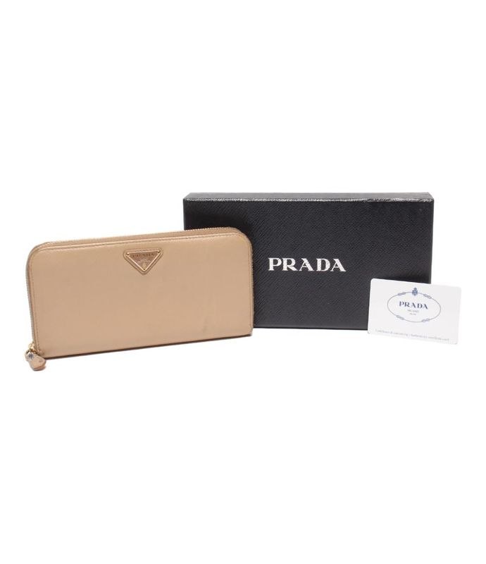Prada Round Zipper Long Wallet 1ml506 Ladies Prada