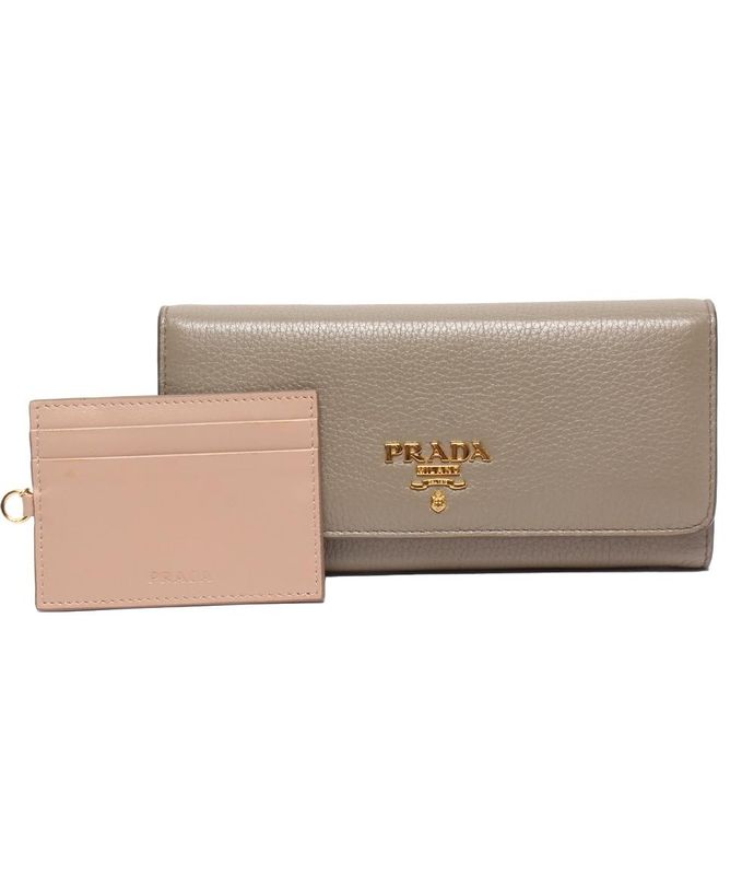 Prada Long Wallet With Card Case Ladies Prada