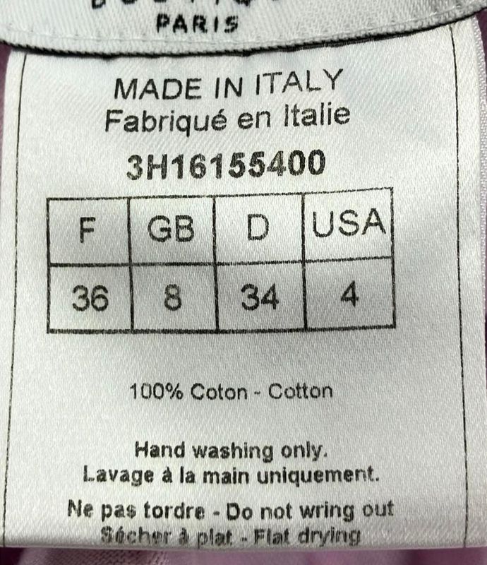 Christian Dior French Sleeve T-Shirt Galliano Period Women Size 36 (XS)