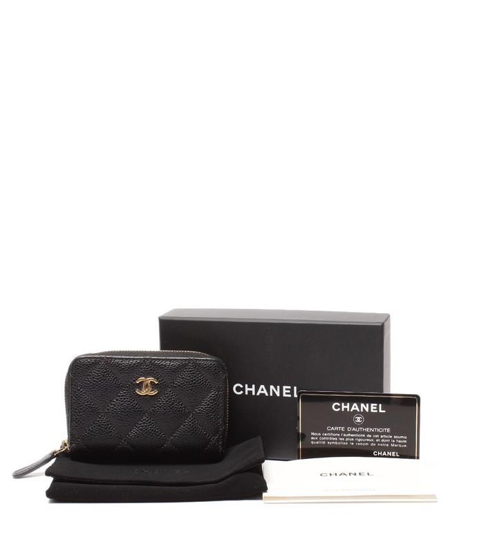 Chanel Coin Case Coin Purse Caviar Skin Matelasse Ap0216 Ladies Chanel
