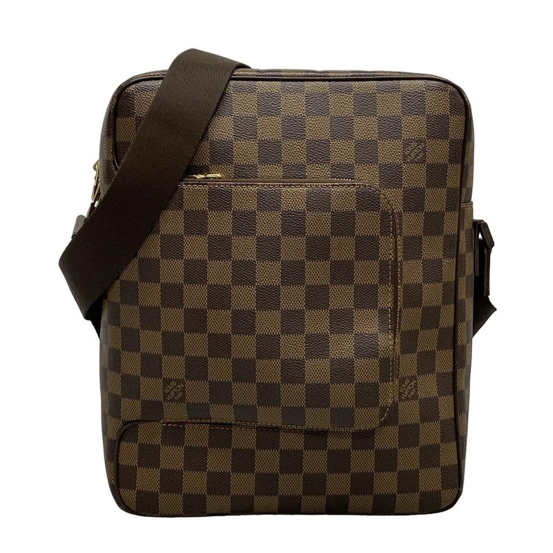 Louis Vuitton Shoulder Bag Damier Beautiful Olaf MM N41441 Ebène