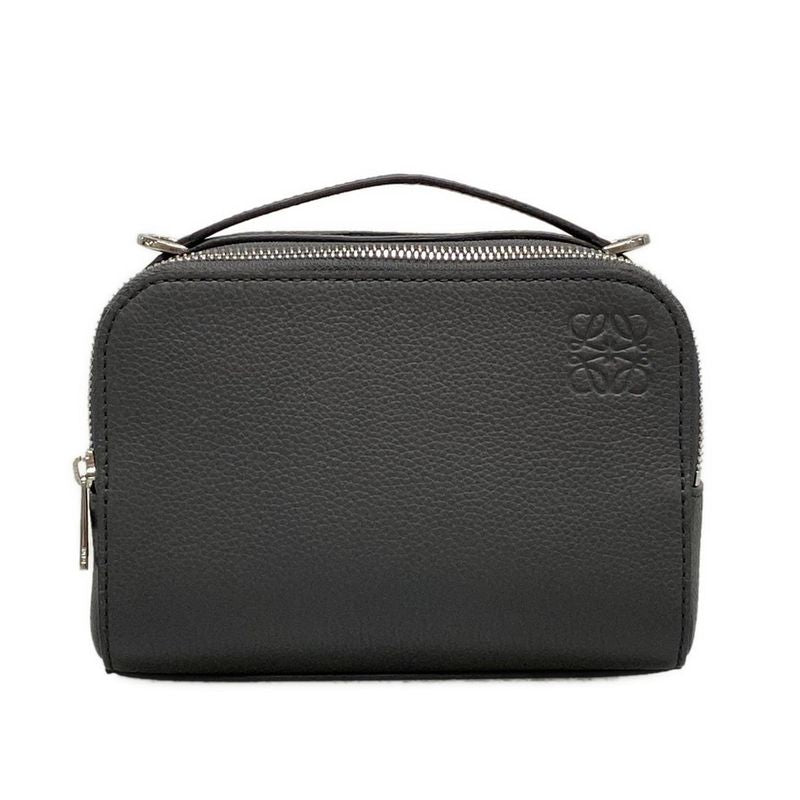Loewe Handbag Cross Body Camera Bag Mini C660r41x02 Dark Gray
