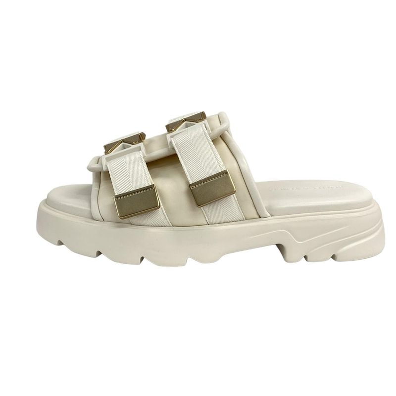 Bottega Veneta Sandal 43 Men's - Ivory Double Buckle