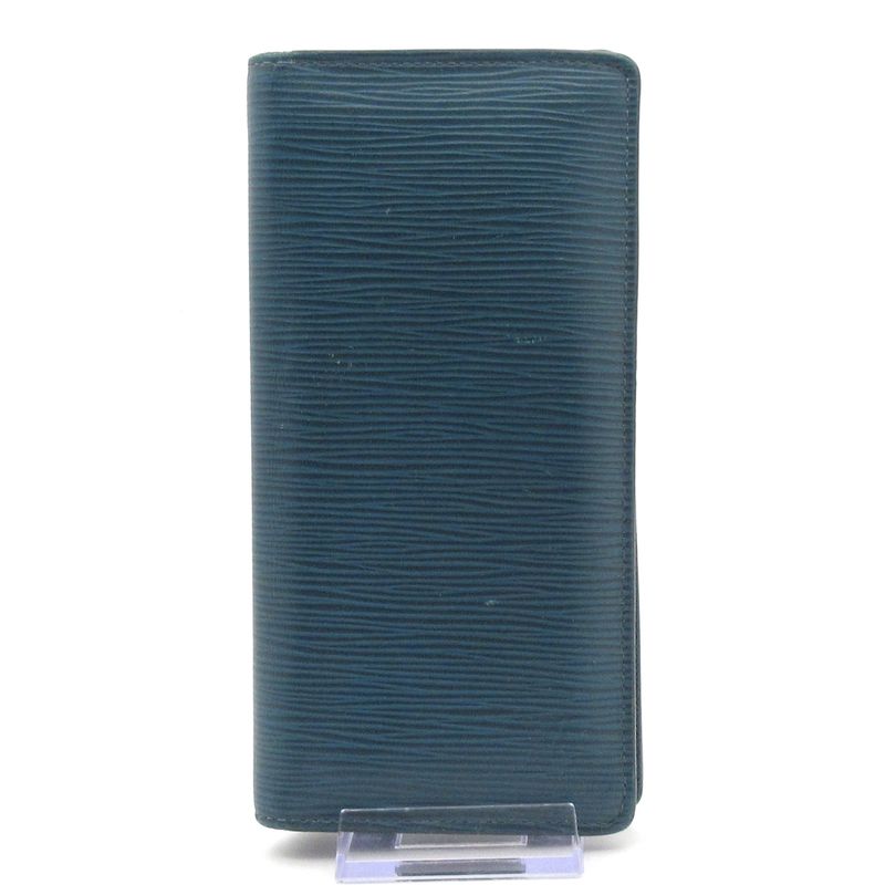 Louis Vuitton Epi Portefeuille Blazer Long Wallet M60616 Blue Celeste With