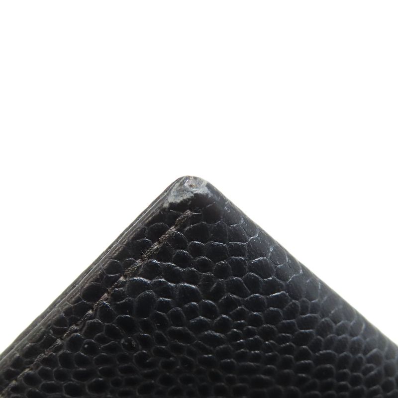 Chanel Coco Mark Card Case Grained Calfskin Women