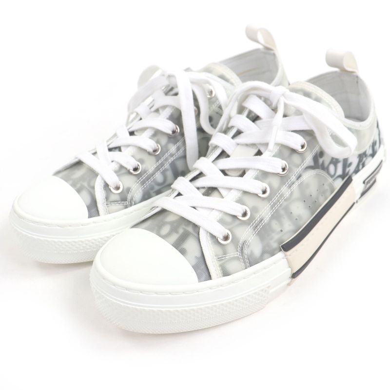 □dior Homme 3sn249yjp B23 Reign Low Top Sneakers Canvas Rubber Oblique Fabric