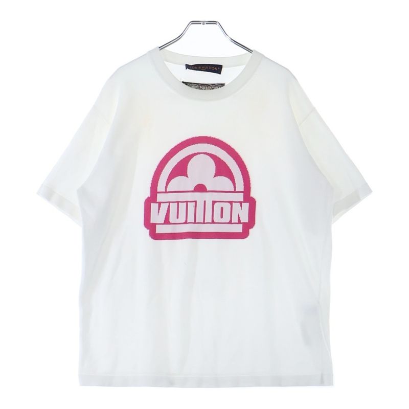 Louis Vuitton 23AW Front Logo Design Crew Neck Short Sleeve T-shirt Cut And