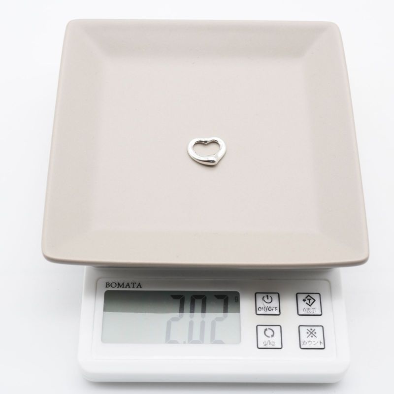 1.7cm (0.67in) Tiffany & Co Open Heart Pendant Top 25-1626