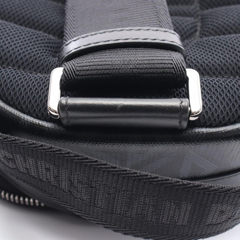 Dior Waist Bag Body Bag Rider Mini Suring Bag CD Diamond Black PVC Coated