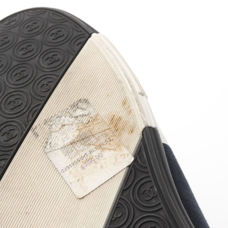 Chanel Sneakers Coco Mark Canvas Sneakers Women Used a