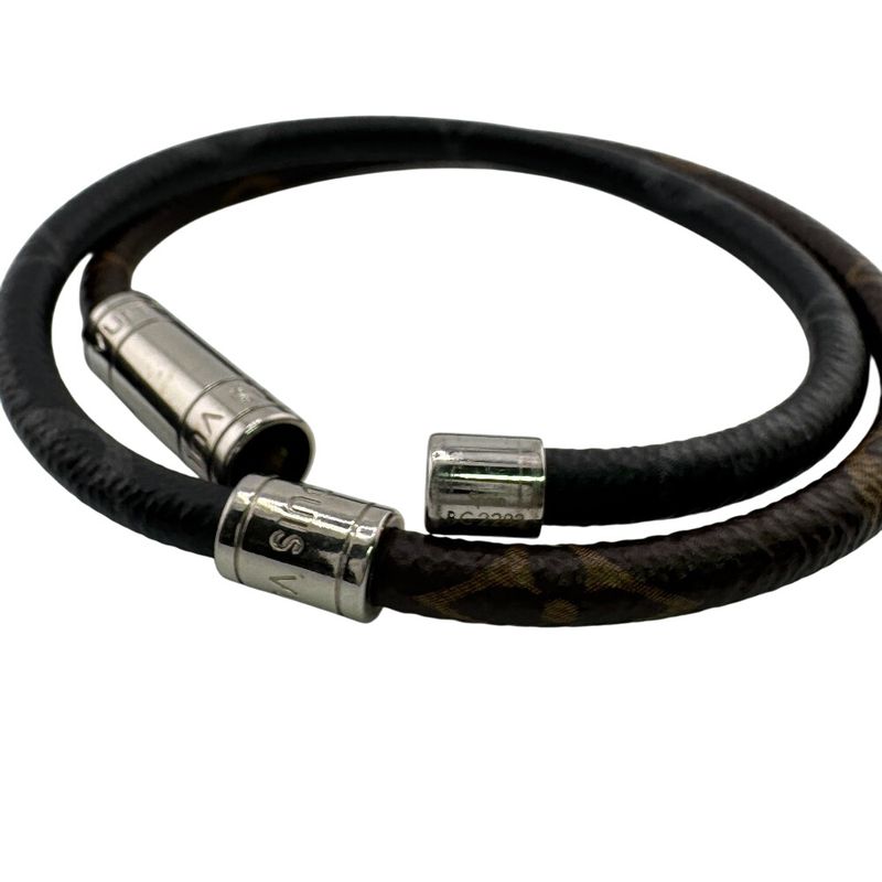 Louis Vuitton M8154e Bangle 2strands Bracelet Keep It Bracelet Brown Unisex