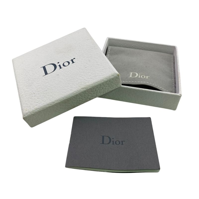 Christian Dior Tribal Binaural Earrings Grey Women