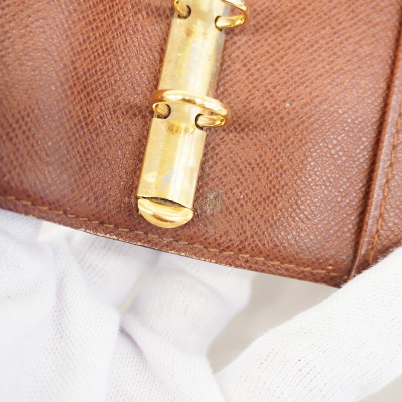 Louis Vuitton Notebook Cabas Monogram Agenda PM R20005 Brown Men Women Unisex