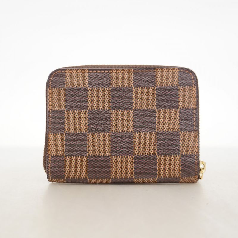 Louis Vuitton Coin Case Damier Zippy Coin Purse N63070 Ebène Men Women Unisex