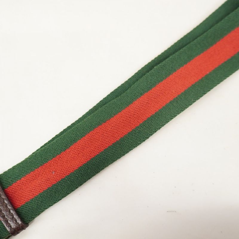 Gucci Shoulder Bag GG Canvas/sherry Line 189751 Canvas Brown Silver Hardware