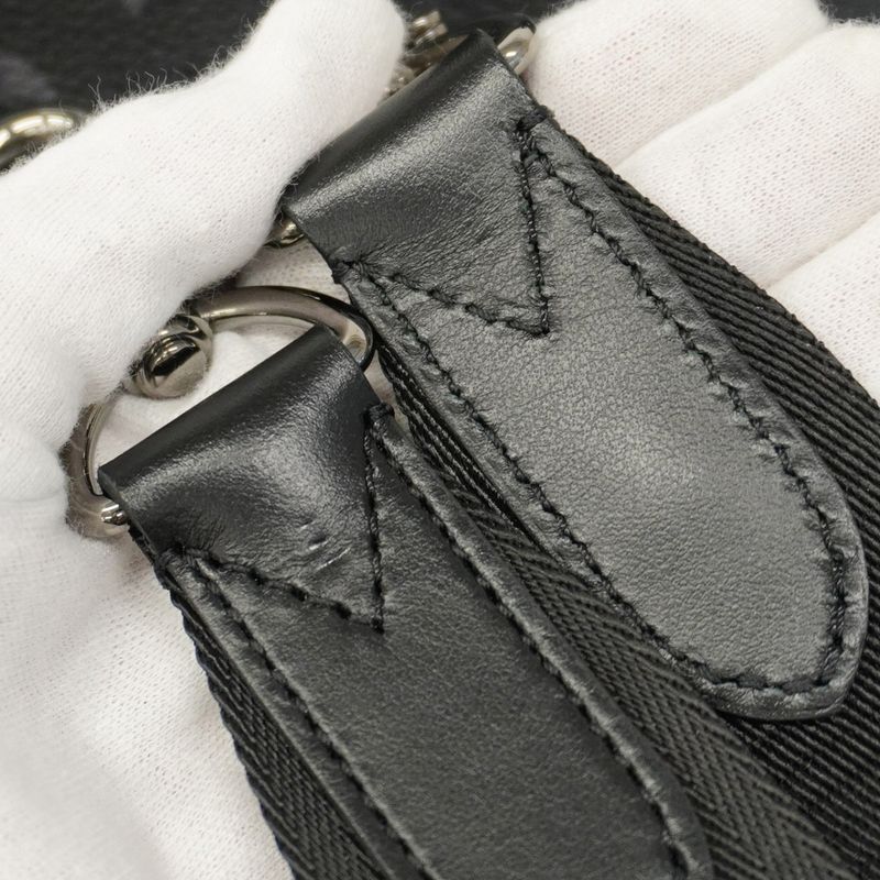 Louis Vuitton Handbag Monogram Eclipse Speedy Bandoliere 35 M46655 Black Gray