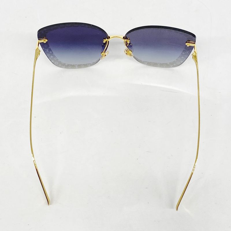 Louis Vuitton Sunglasses Monogram Sunglasses LV Halo Square Z1930u Blue Men