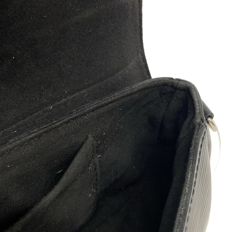 Louis Vuitton Epi Pochette Montaigne Shoulder Bag M59292 Noir Black Leather