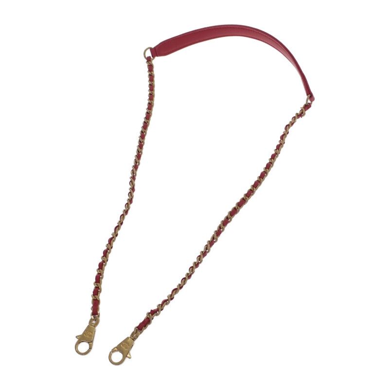 Chanel Coco Handle XS A92990 Shoulder Bag Handbag Caviar Skin Red Gold Hardware