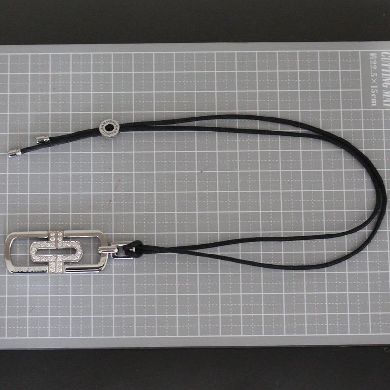 Bulgari Parentesi Diamond Necklace SS Adjustable E1935