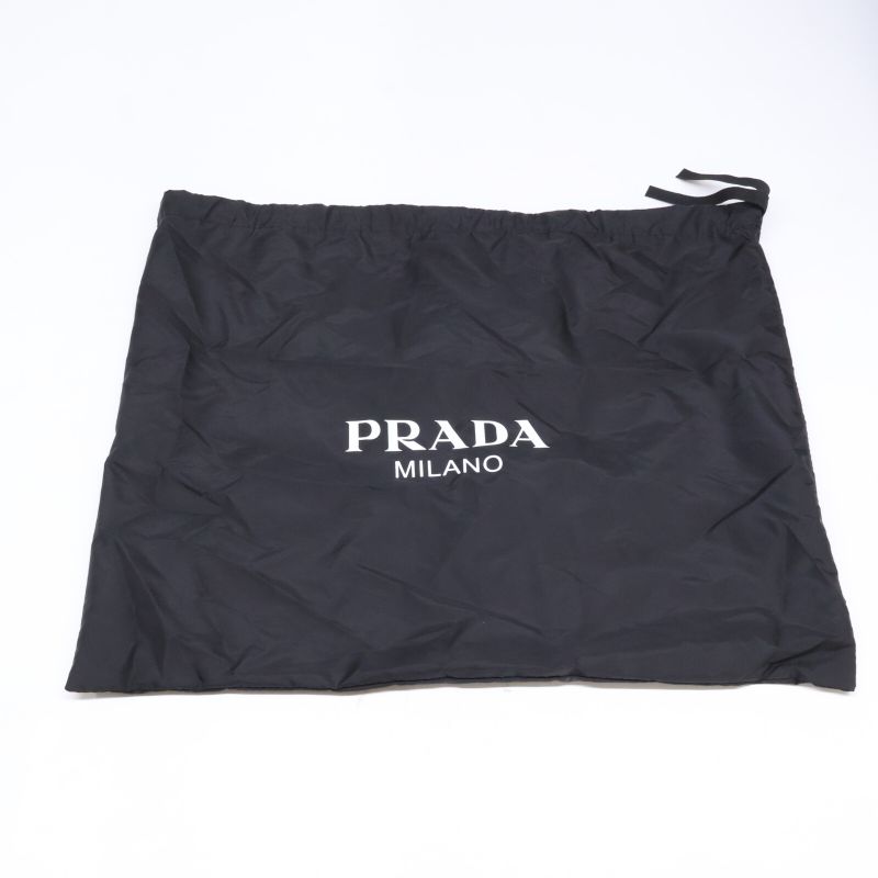 Prada2hc137 Re-nylon Triangle Logo Plate Bucket