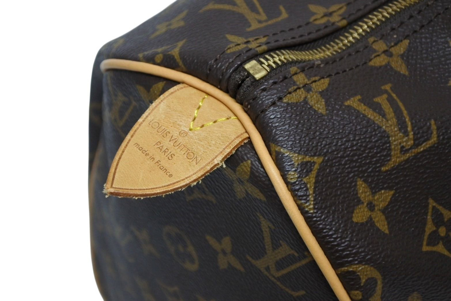Louis Vuitton Speedy 40 Handbag Monogram Coating Brown — view 8