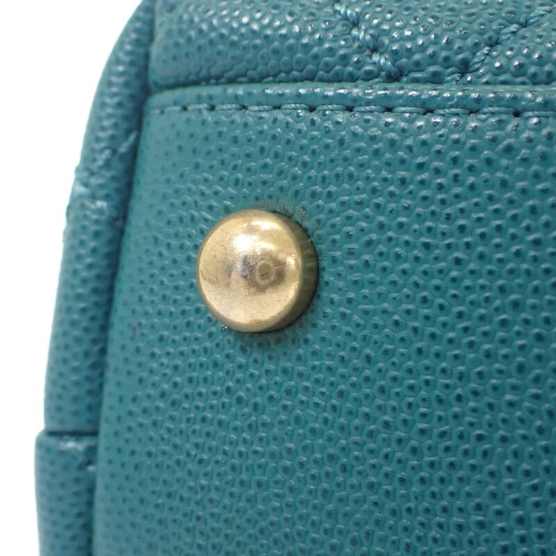 Chanel Coco Handle XS A92990 2WAY Bag Handbag Shoulder Bag Caviar Skin Green