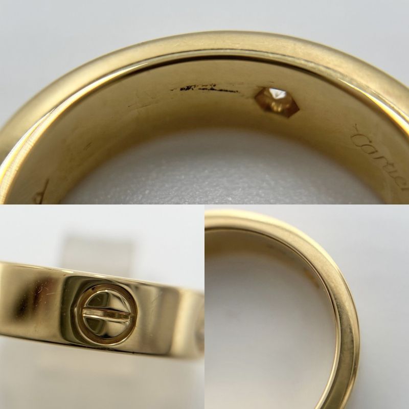 Cartier Rings Women's Love Ring 3P Jewelry Accessories 18k YG 750 Bis Cartier