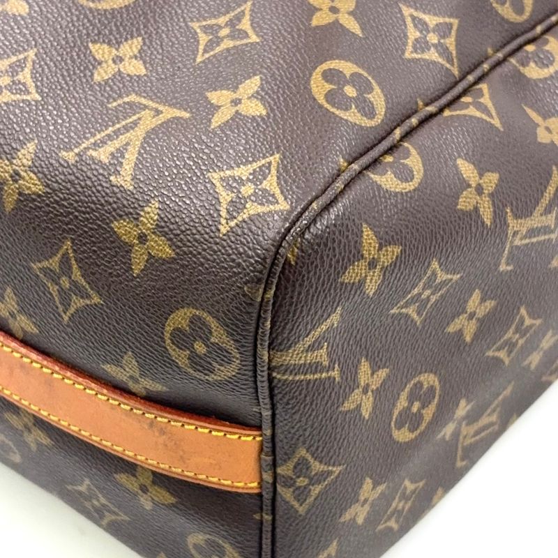Louis Vuitton Flannery 50 Monogram Leather × PVC Brown Shoulder Bag Gold M51116