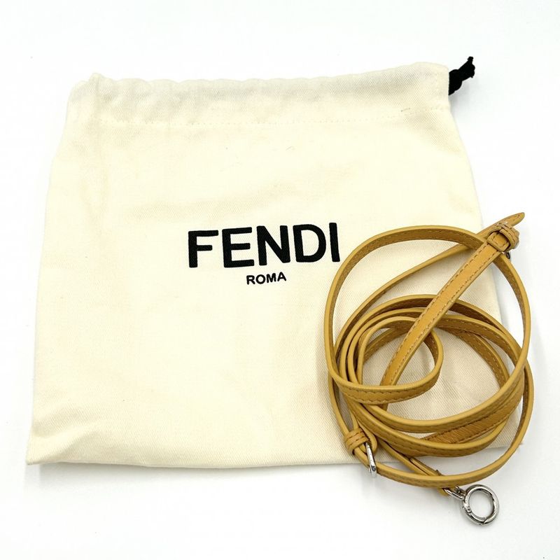 Fendi 2WAY Ladies Micro Peekaboo Mini Handbag Shoulder Bag Shoulder Crossbody