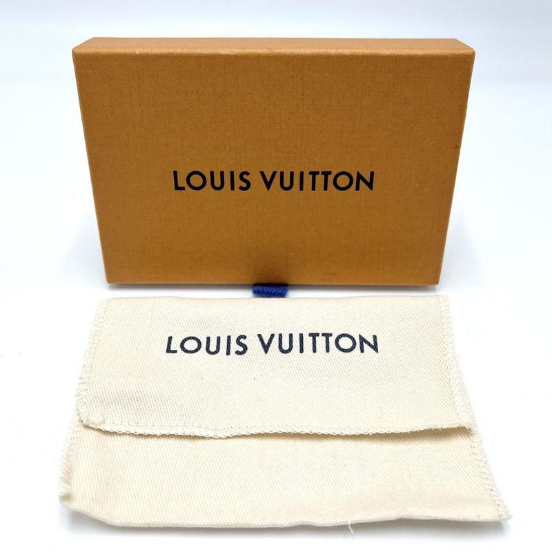 Louis Vuitton Key Holder Men's Monogram Eclipse Porte Cles Dragonne Key Ring