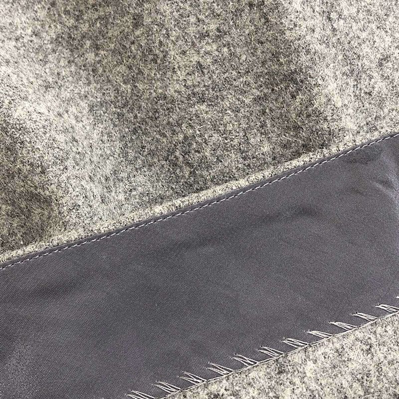 Celine by Phoebe Philo Celine Phoebe Philo 2-Tuck Melton Wool Wide Trouser