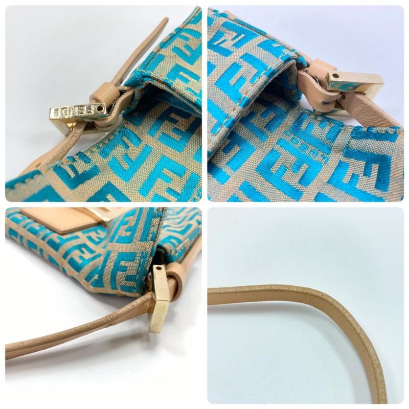 Fendi Shoulder Bag Women Zucchino Mini Mamma Bucket One Shoulder Bag Handbag