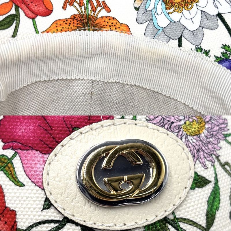 Gucci Cap Women's Flora Baseball Cap Interlocking G Fashion Item S Size Total