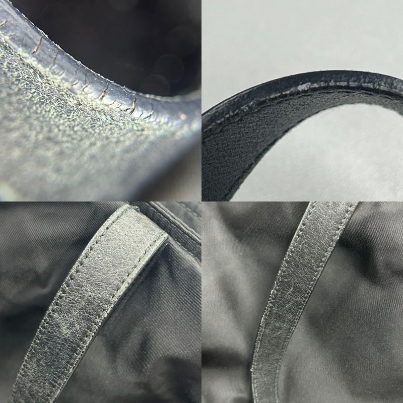 Prada Tote Women Triangle Logo Handbag Shoulder Prada Br4339 Nylon Leather