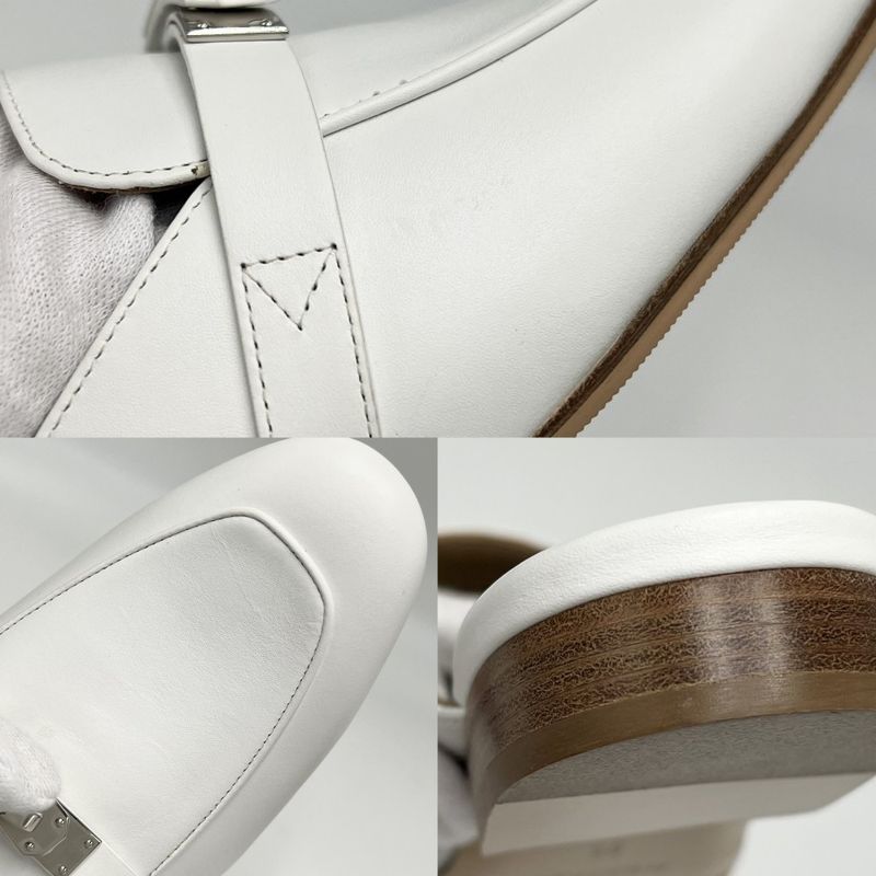 Hermes Sandals Women's Mules Oz Kelly Buckle Shoes Size 36 Approx 23cm (9.06in)