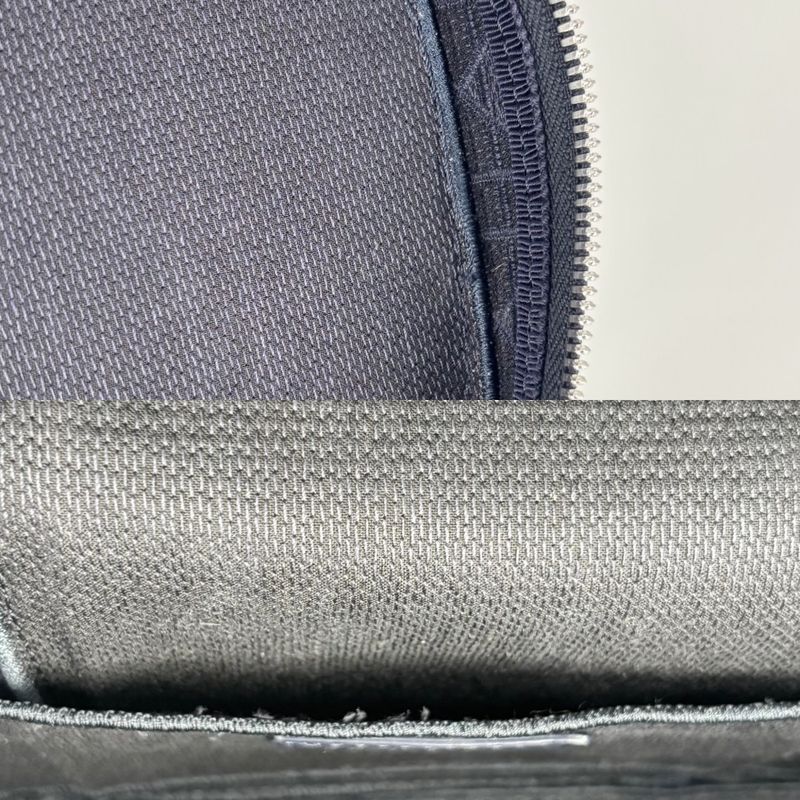 Christian Dior Handbag Women's Cannage Vanity Bag Christian Dior Velour Navy