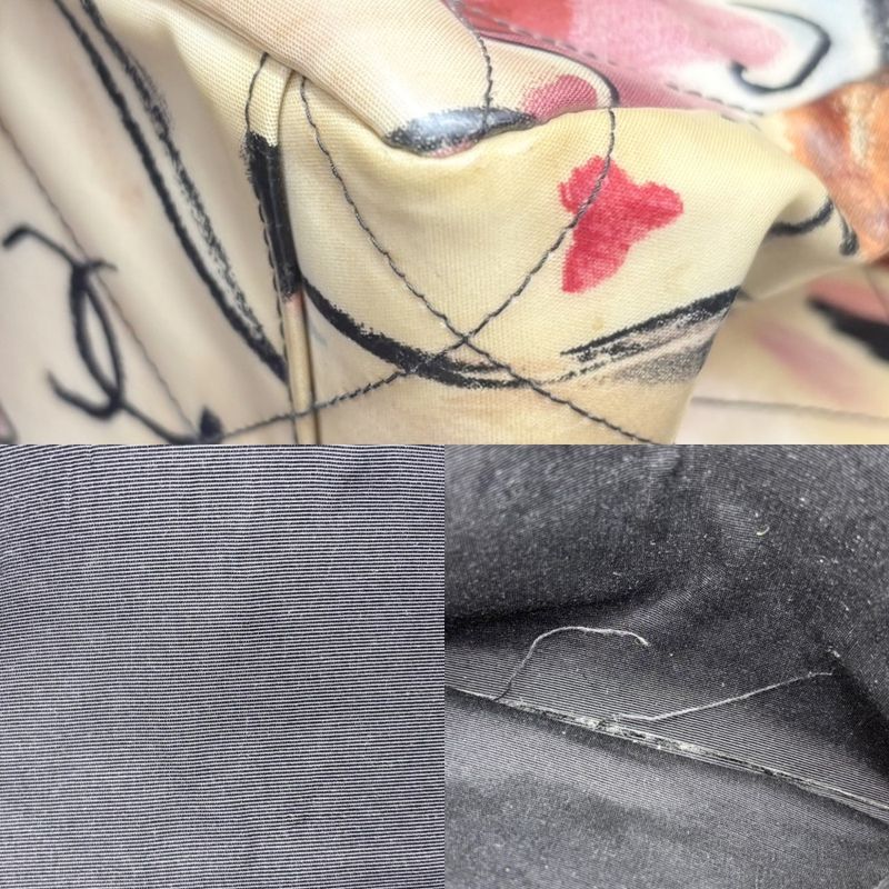 Chanel Tote Women Handbag Shoulder Chain Decacoco Matelasse Coco Mark Chanel