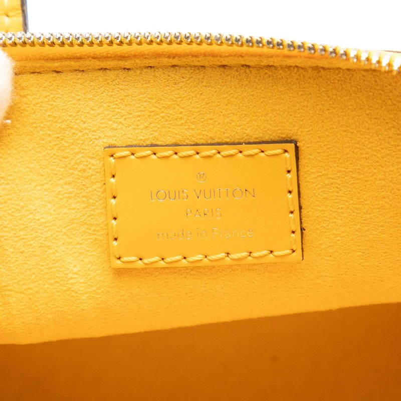 Louis Vuitton Epi Nano Alma Handbag Shoulder Bag M50978 Yellow Leather Women