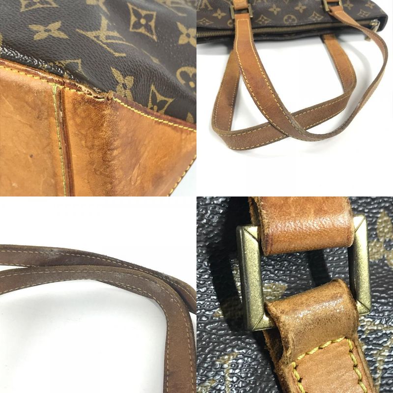 Louis Vuitton Shoulder Bag Cabas Piano M51148 Monogram Canvas Brown