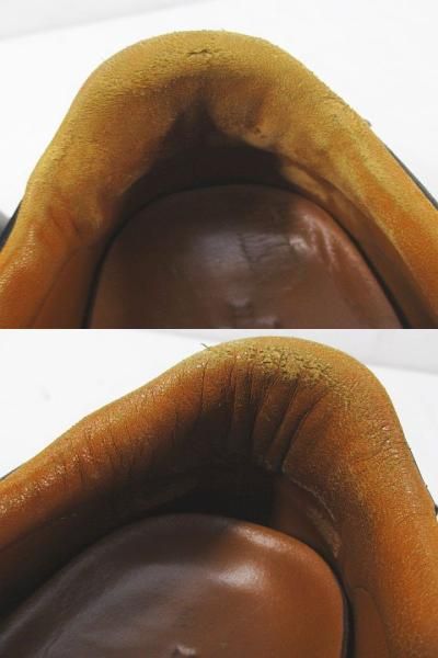 Hermes Low Cut Sneakers H Stitching 42.5 Black Leather Made In Italy Quick