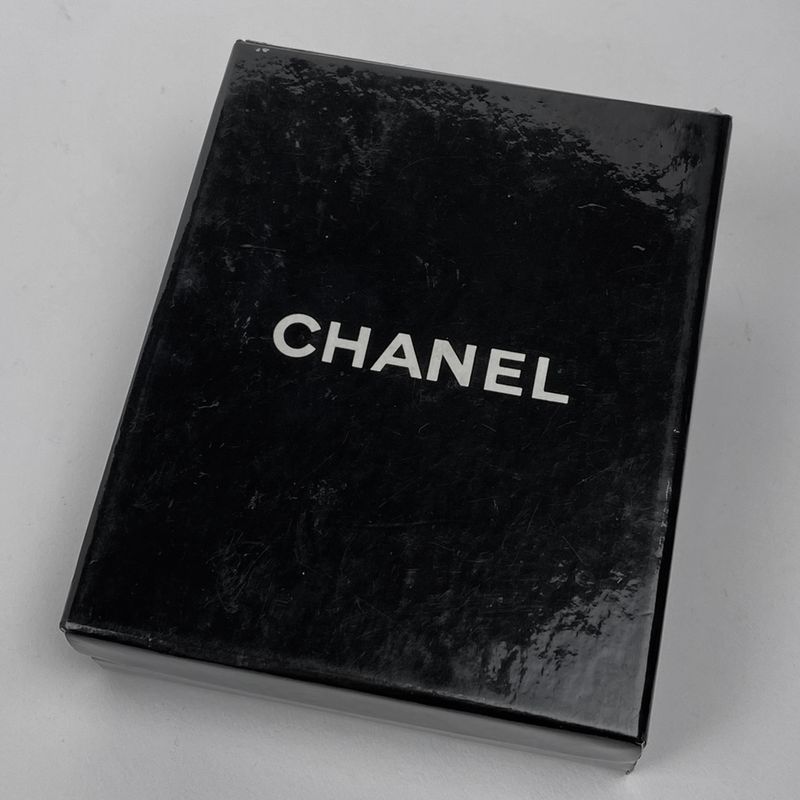 Chanel Coco Mark Chain Necklace CC Mark Rhombus Necklace GP Gold Ladies