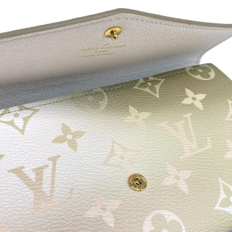 Louis Vuitton Spring In The City Long Wallet Portefeuille Sarah M81276 Sunset