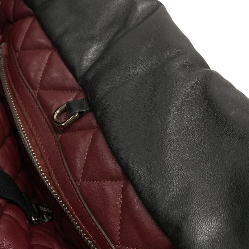 Chanel Coco Cocoon Tote Black Coco Mark Leather