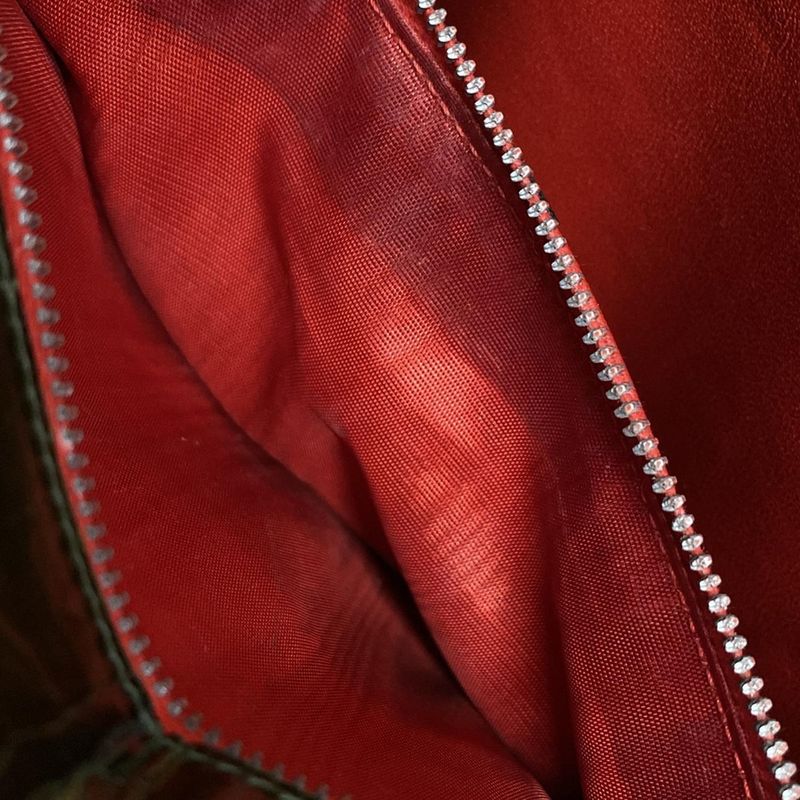 Celine Shoulder Bag - Dark Green Shape Stamped Leather