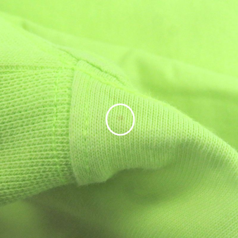 □balenciaga 2021 612966 Wardrobe BB Logo Embroidery Short Sleeve T-shirt Neon