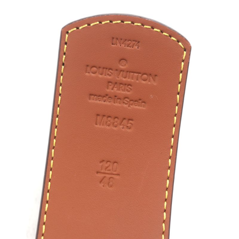 ▼louis Vuitton M8845 Damier Belt - LV Dimension 40mm (1.57in) Reversible Brown