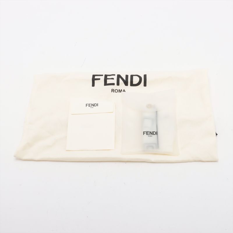 Fendi Peekaboo Icyou East West Leather 2WAY Shoulder Bag Crossbody Hand Women's