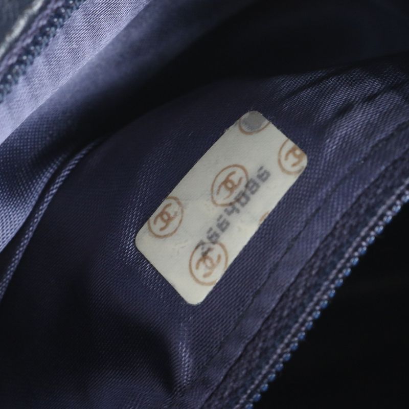 Chanel With Serial Seal Tassel Lambskin Leather Chain Shoulder Bag Crossbody